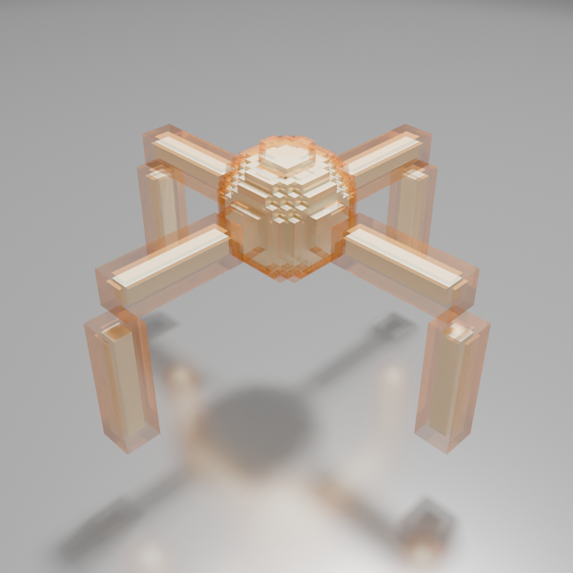 Predefined ant 8-DOF demo robot